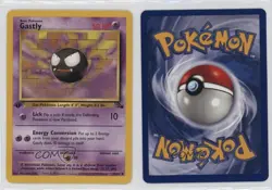 Gastly 1st Ed. Pokemon Fossil #33 1999 - Image 3