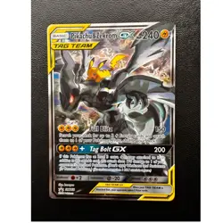 Pikachu & Zekrom GX SM168 SM Promo TAG TEAM GX Holo English Basic 240 HP - Image 1