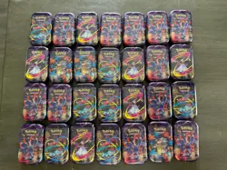 Pokemon TCG: Mega Heroes Mini Tins Lot Of 28 All Sealed - Image 1