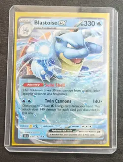2024 Pokemon TCG EN. SCR EN 030/142 Blastoise ex SE58 - Image 1