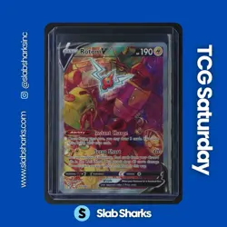 2022 POKEMON SWORD & SHIELD LOST ORIGIN #177/196 ROTOM V ALT ART - Image 1