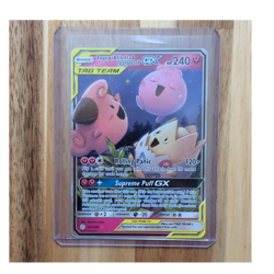 Togepi & Cleffa & Igglybuff GX TAG TEAM 143/236 SM-Cosmic Eclipse UR Holo - Image 1
