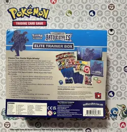 Pokemon Sword & Shield Battle Styles Elite Trainer Box ETB Blue Brand New Sealed - Image 5