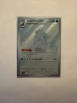 Pokemon TCG Crabominable SCR 149/142 Holiday Calendar Stamped - NM ✨ - Image 1