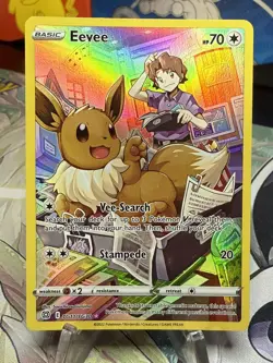 Eevee ⭐ TG11/TG30 Holo Brilliant Stars Trainer Gallery Pokemon - Image 1