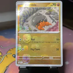 Dwebble (Master Ball Pattern) 051/086 Black Bolt Pokemon TCG - Image 1