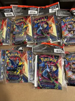 Pokemon Phantasmal Flames Charizard Mini Portfolio Booster Pack Lot of 10 - Image 3