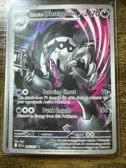 Galarian Obstagoon 245/217 Illustration Rare, Ascended Heroes, Pokemon TCG, NM - Image 1