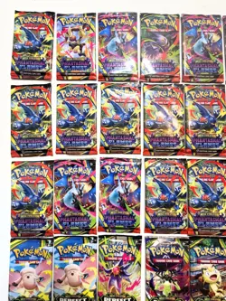 HUGE Pokemon TCG Booster Pack Lot (50) Sealed Phantasmal Flames+Perfect Order - Image 2