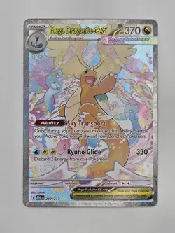 Mega Dragonite ex SIR Full Art Holo 290/217 Ascended Heroes Near Mint Pack Fresh - Image 3