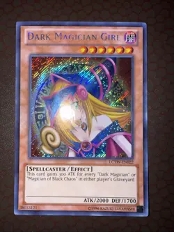 Yu-Gi-Oh! Dark Magician Girl -LCYW-EN022- Secret Rare - Unlimited LP! - Image 1