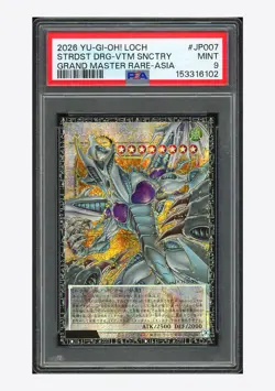 Yu-Gi-Oh PSA 9 Stardust Dragon-Victim Sanctuary GMR 2026 LOCH-JP007 Asia /100A - Image 1