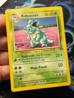 Nidoqueen 23/64 Jungle Rare WOTC Pokemon Card HP - Image 4