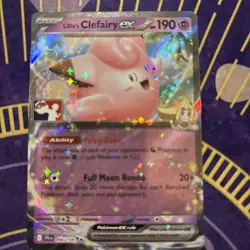 Lillie's Clefairy ex 056/159 Play! Stamp Promo Prize Pack Series 7 Card NM 🌸 - Image 1