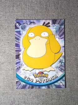 Pokemon Topps Cards Psyduck & Golduck #54 #55 Regular Holo HP - Image 2