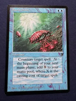 Mana Drain - Interrupt - Legends - MTG - Magic the Gathering - M/NM - Image 1