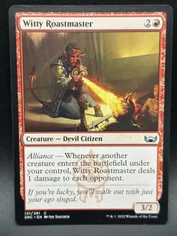 MTG Witty Roastmaster C Streets of New Capenna #131 - Image 1