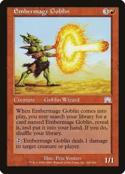 4x Embermage Goblin - LP - Onslaught Block - mtg - SPARROW MAGIC - Image 1