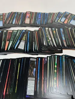 MTG Wilds of Eldraine Lot of Approx. 500 FOILS UC/Common/Basic Lands NM - Image 4