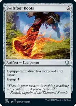 Swiftfoot Boots 169 Uncommon Commander: Innistrad: Crimson Vow Near Mint - Image 1