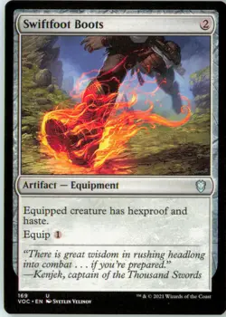 Swiftfoot Boots 169 Uncommon Commander: Innistrad: Crimson Vow Near Mint - Image 2