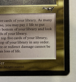 Lim-Dul's Vault Alliances Uncommon Magic the Gathering 1996 - NM - Image 3