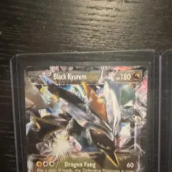 Pokemon TCG Black Kyurem GX & White Kyurem GX Holo Card Lot - 2 English Cards - Image 3