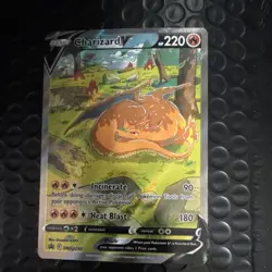 Pokemon Charizard V SWSH260 Promo Holo Sword & Shield 220HP Incinerate Heat Bla… - Image 1