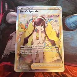 Elesa’s Sparkle Full Art Holo Foil Pokemon TCG 147/159 Crown Zenith - Image 1
