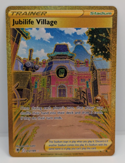 Jubilife Village (Secret) 212/189 Swsh10: Astral Radiance Holo NM Pokemon - Image 1