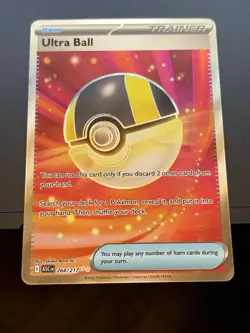 Pokemon Ultra Ball 264/217 Me: Ascended Heroes Full Art Secret Rare Holo - Image 1