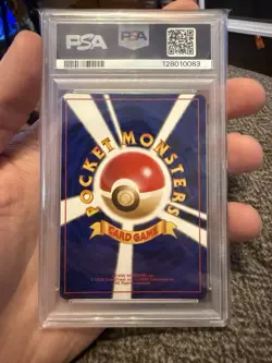 1996 POKEMON BASE SET JAPANESE #9 BLASTOISE-HOLO PSA 8 - Image 2