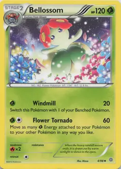 Bellossom 4/98 Uncommon Ancient Origins Pokemon Near Mint - Image 1