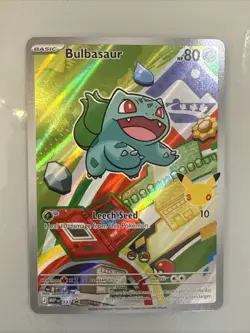 🔥 Bulbasaur 038 MEP First Partner Series 1 Illustration Rare Promo Pokemon Card - Image 1