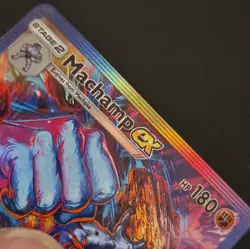 Pokemon TCG Machamp EX XY108 XY Promos Full Art Holo Promo Stage 2 180 HP Fake - Image 4