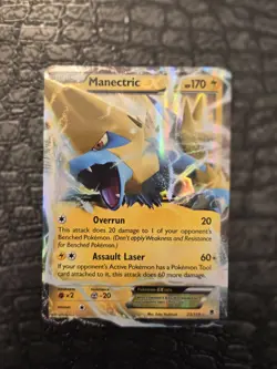 Manectric EX 23/119 Pokemon TCG XY Phantom Forces World Championships Rare LP+ - Image 3