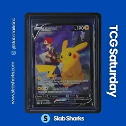 2022 POKEMON SWSH LOST ORIGIN TRAINER GALLERY #TG16/TG30 PIKACHU V ALT ART - Image 1