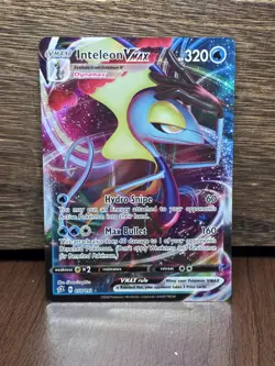 Inteleon VMAX 50/192 Pokemon TCG 2020 Sword & Shield - Rebel Clash Holo NM - Image 1