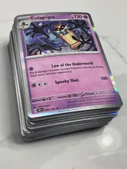 Pokemon TCG Surging Sparks Holo/Rev Holo Lot 88 Total Cards - Image 3