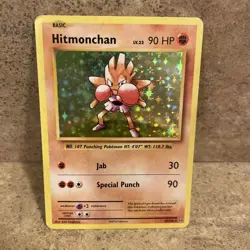 Hitmonchan - 2016 Pokemon XY Evolutions Holo Rare #62/108 - LP - Image 2