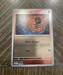 Pokemon TCG Charcadet Reverse Holo 019/094 Phantasmal Flames NM - Image 1