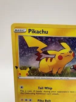 Cereal Foil Pikachu SWSH039 - Holo - English - General Mills Pokemon Promo 25th - Image 2