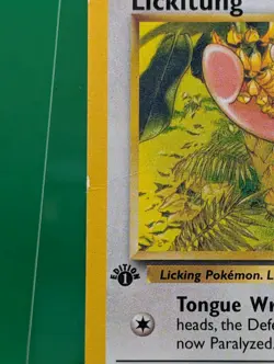 Lickitung 38/64 1st Edition Jungle Set Uncommon 1999 English Pokemon Card WoTC - Image 2