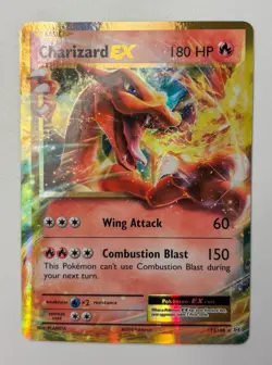 Charizard EX 12/108 XY Evolutions Holo Full Art Pokemon Card - Image 1
