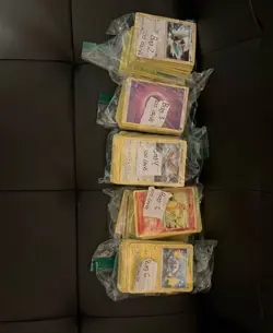 Pokemon Cards Bulk Lot 500 Cards(100 a bag) - Commons and Uncommons - Image 1