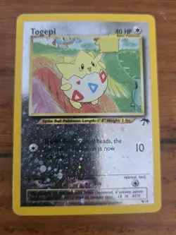 Pokemon Togepi - 4/18 - Reverse Holo Southern Islands Promo Card MP (ID) - Image 2