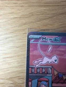 Mew EX SVP 053 Pokemon TCG Scarlet Violet 151 Black Star Promo Full Art NM/M - Image 2