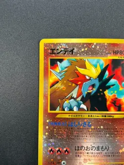 [NM] Entei Pokemon Japanese No.244 2000 Neo Premium File 2 Vintage Holo 9M3 - Image 4
