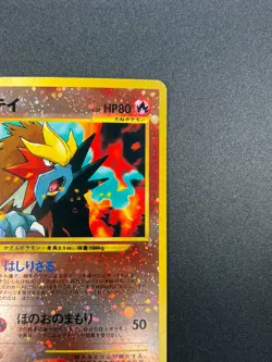 [NM] Entei Pokemon Japanese No.244 2000 Neo Premium File 2 Vintage Holo 9M3 - Image 5