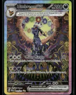 2025 Pokemon Prismatic Evolutions Umbreon Ex Special Illustration Rare #161 - Image 1